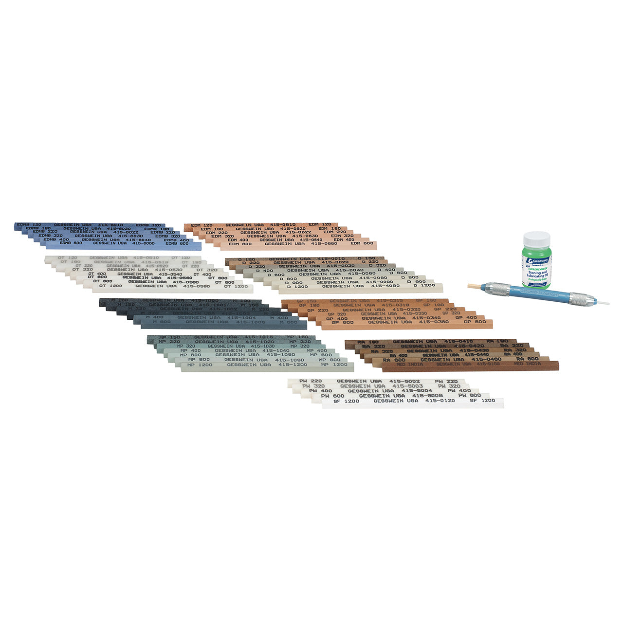 Gesswein® Pencil Stone Set VII – 73 Piece Set Sale