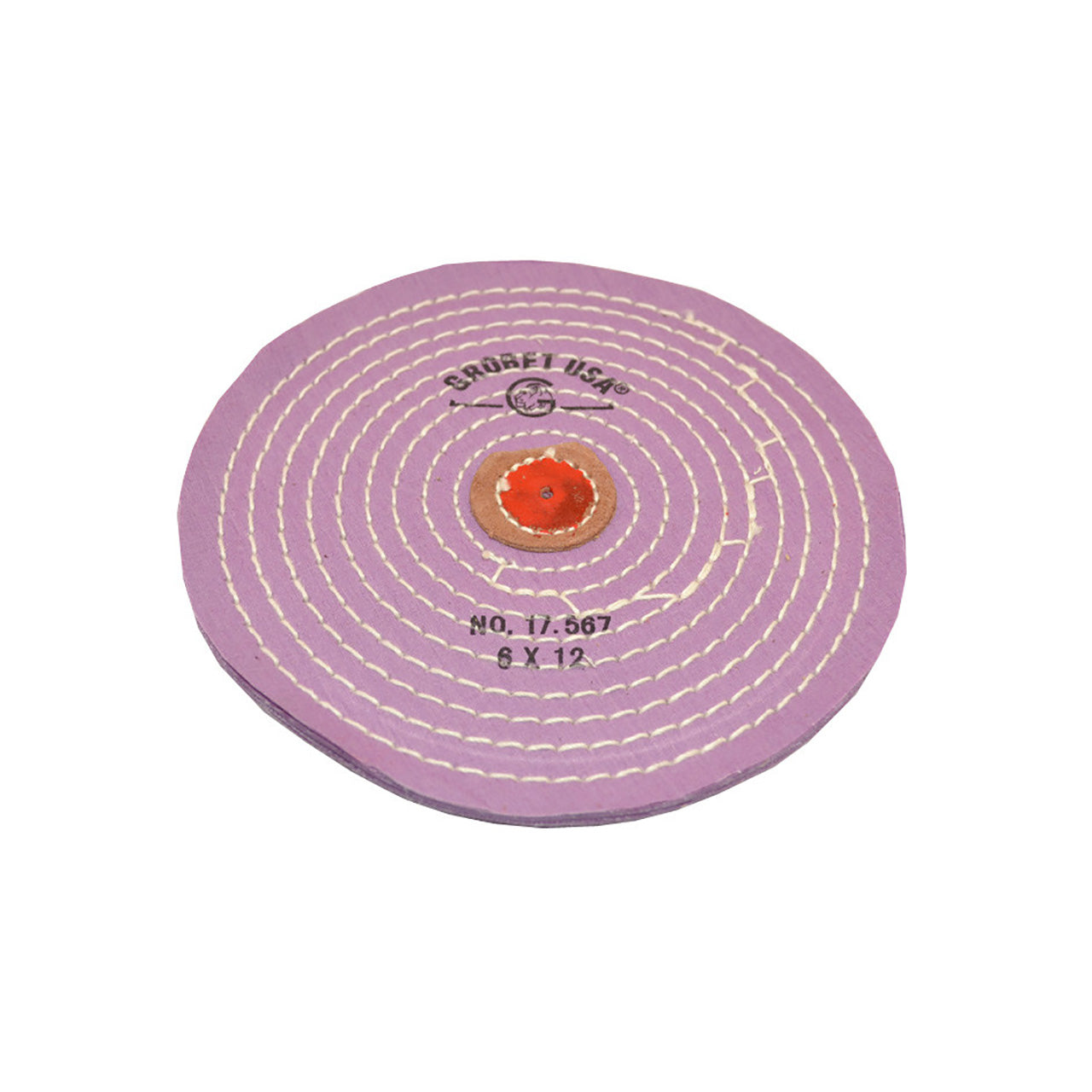 Grobet USA® Berry Muslin Buff – 6″ Razor Edge