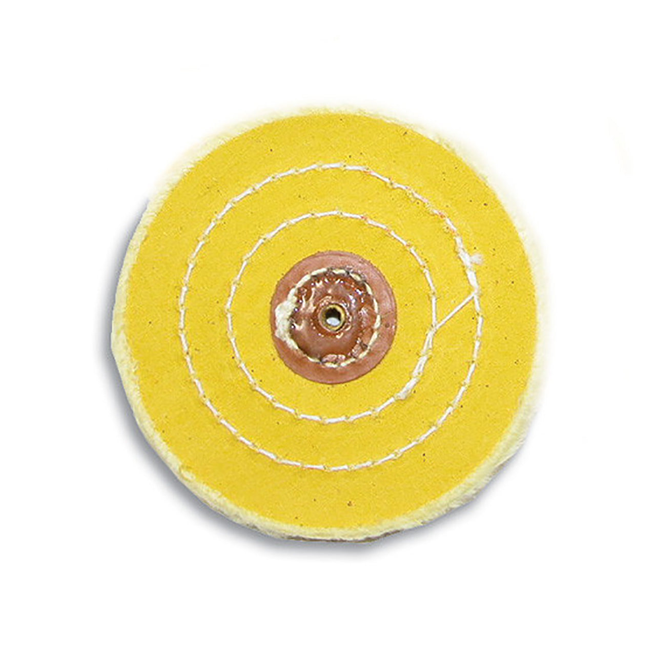 Grobet USA® Yellow Muslin Buff – 4″x40 Ply Stitched Online Sale